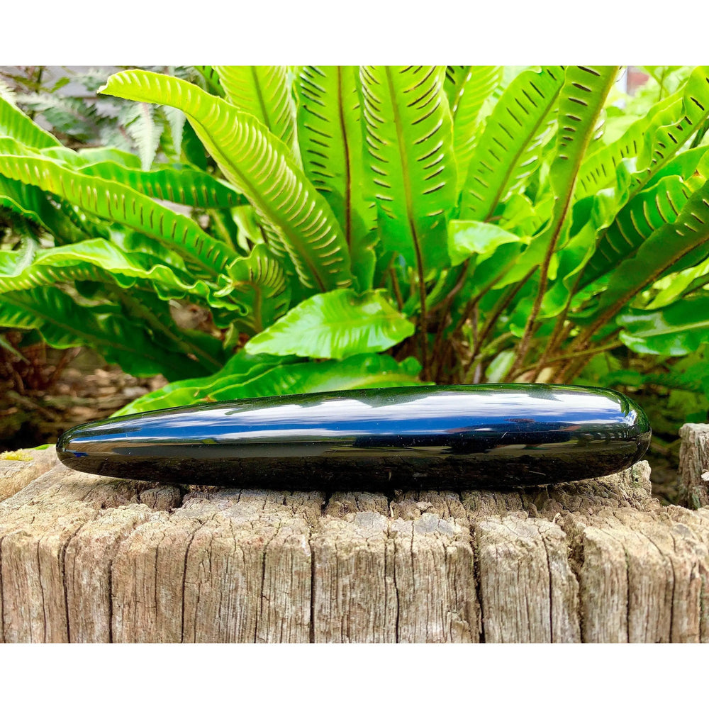 Black Obsidian Yoni Wand - 2
