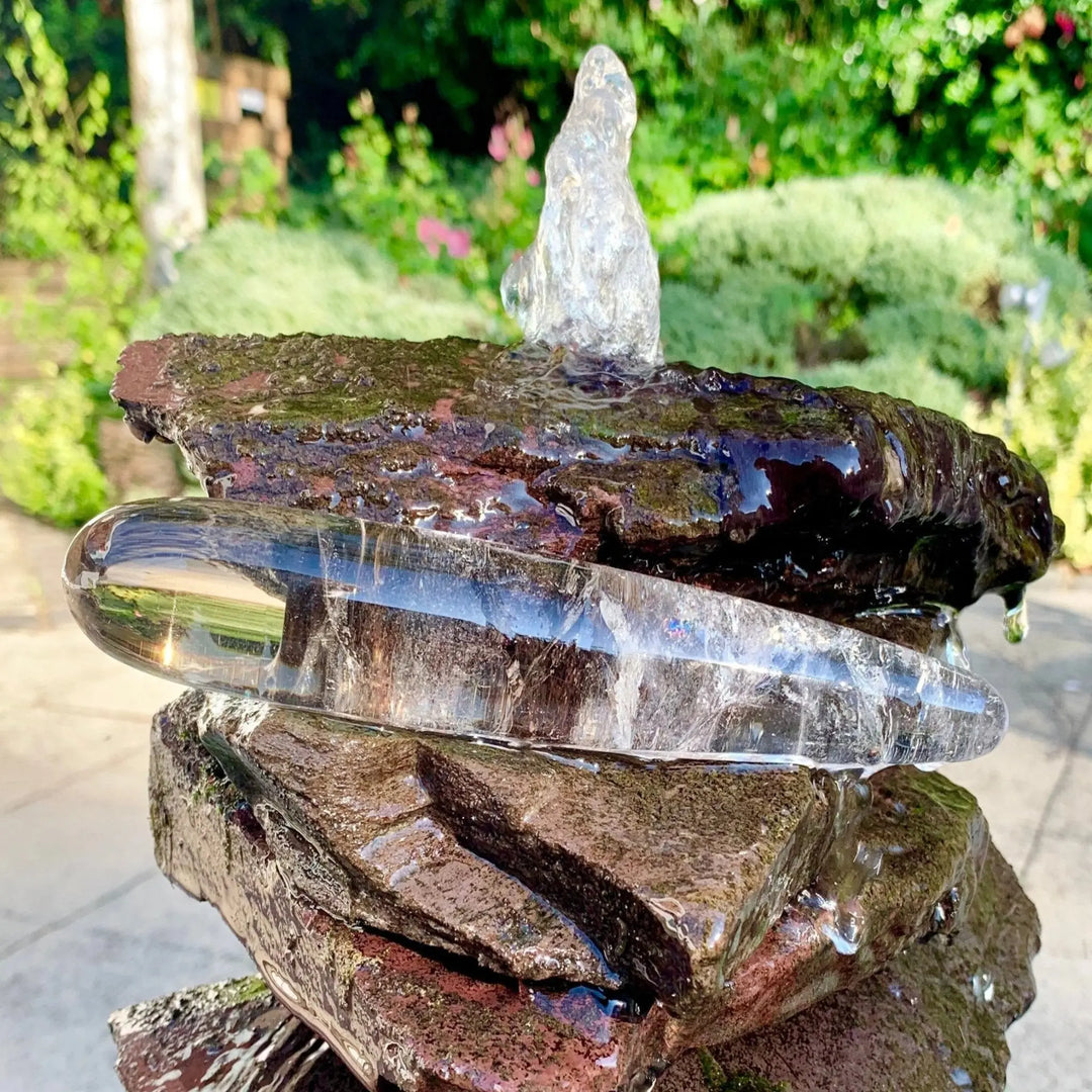 Large Slim Clear Quartz Yoni Wand - 1