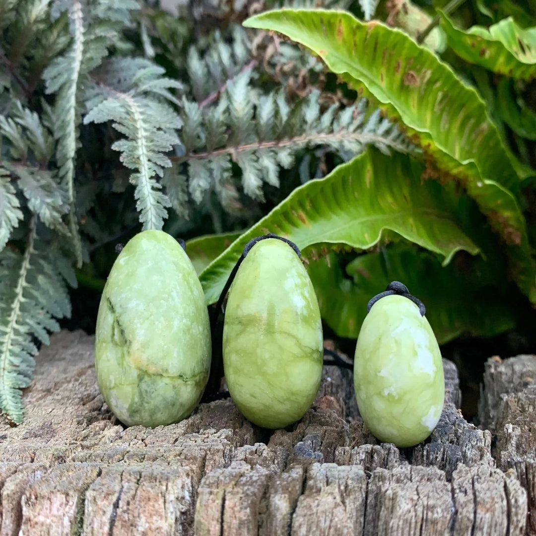 Pure Green Jade Yoni Eggs - 1