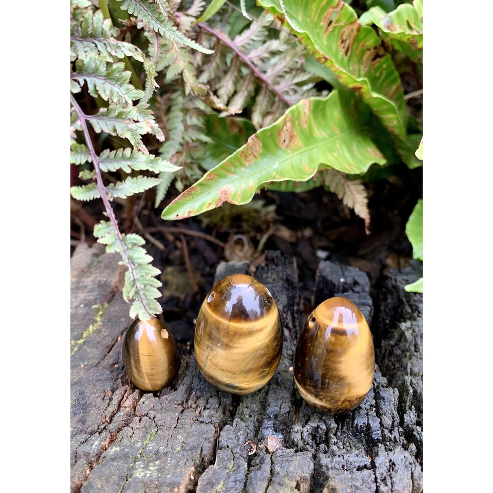 Tigers Eye Yoni Eggs - 2