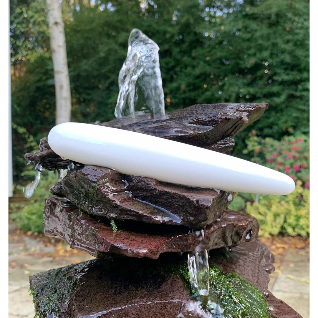 White Jade Slim Yoni Wand - 1