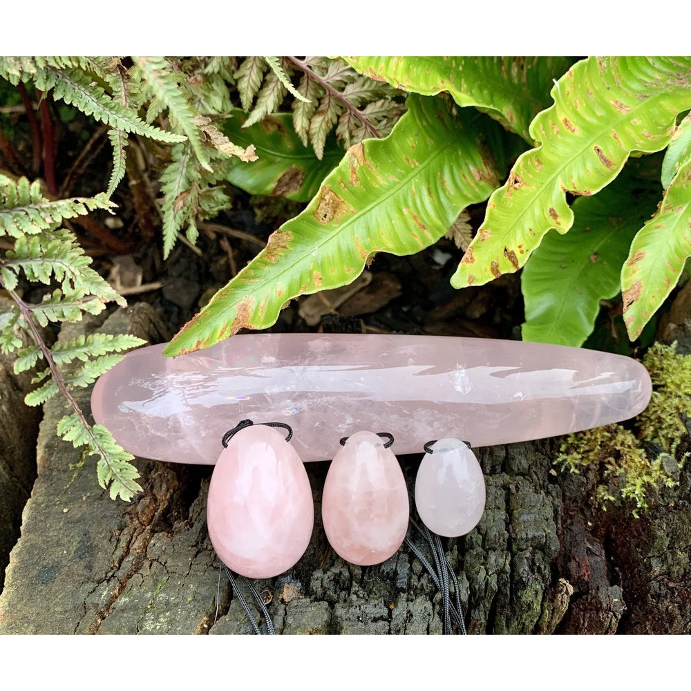 Rose Quartz Yoni Set - 2