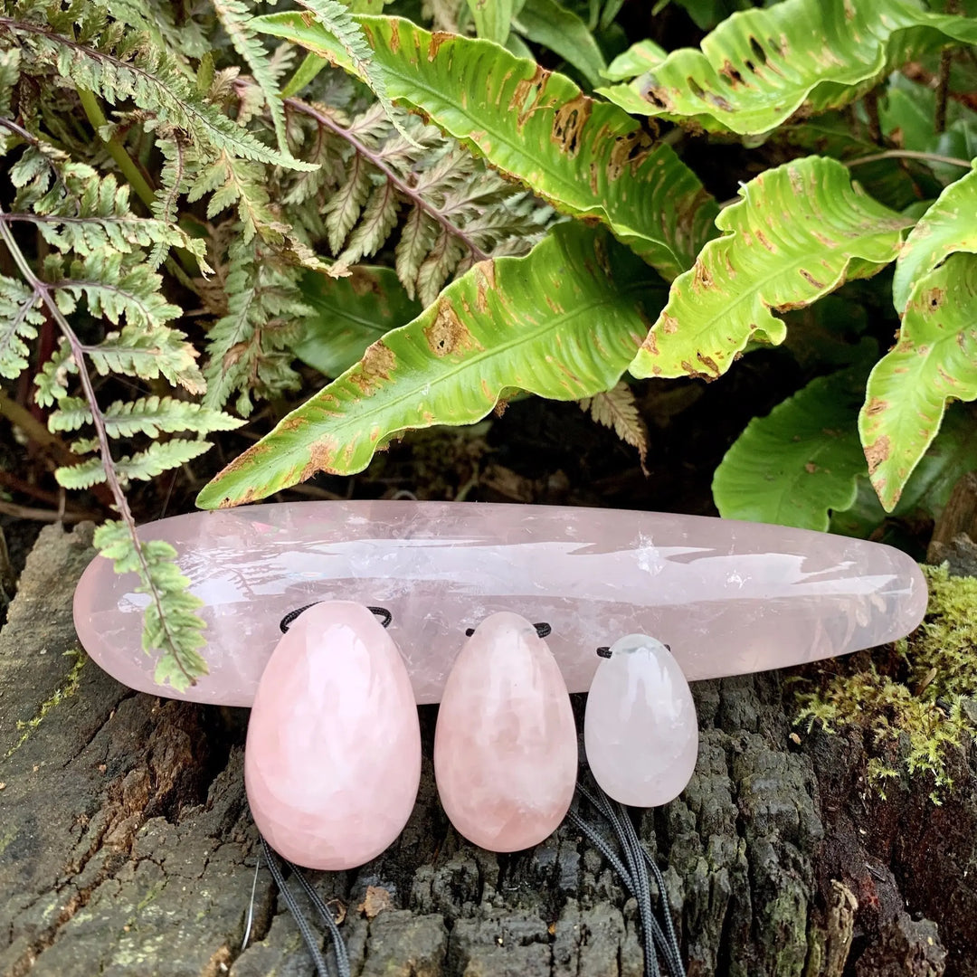 Rose Quartz Yoni Set - 1