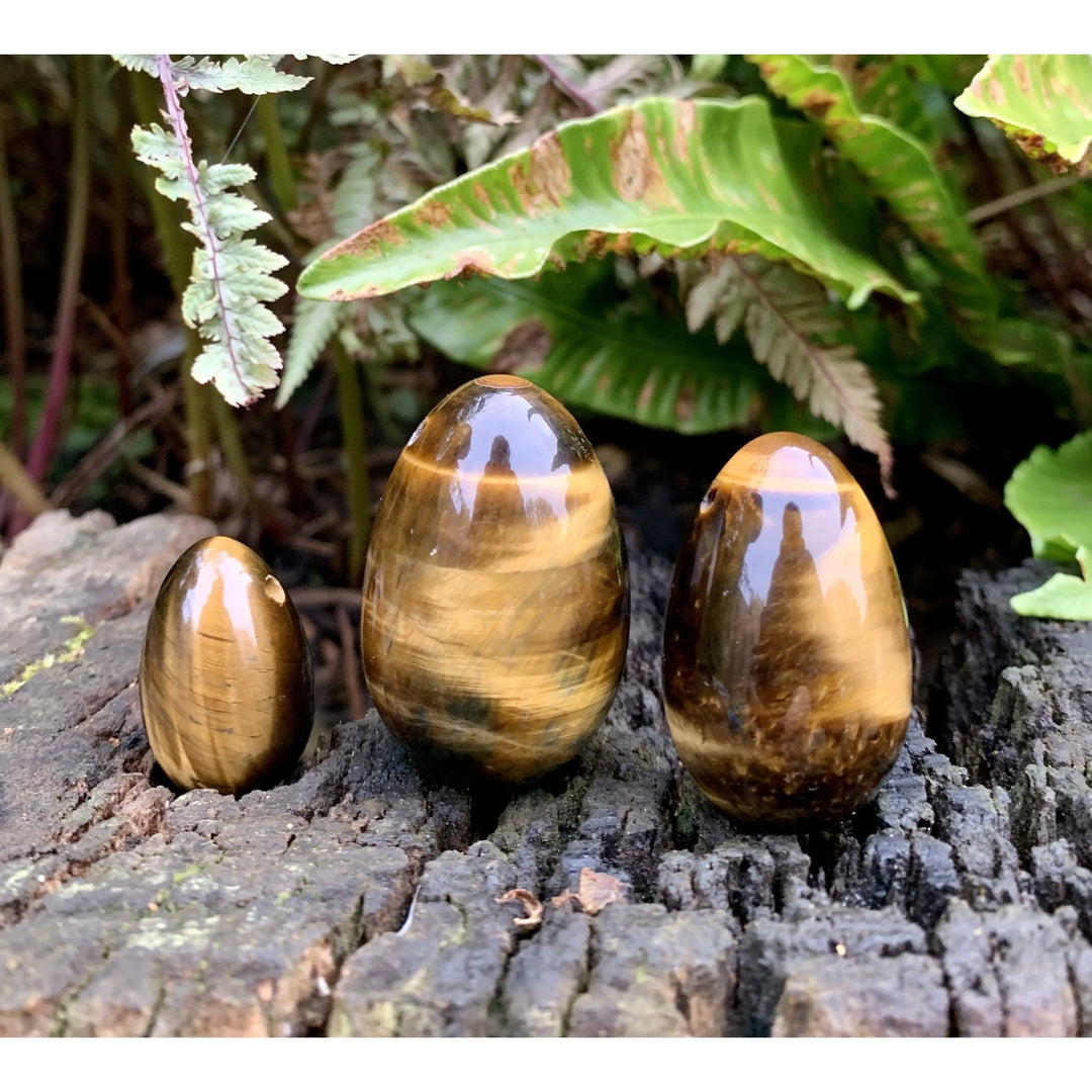 Tigers Eye Yoni Eggs - 1