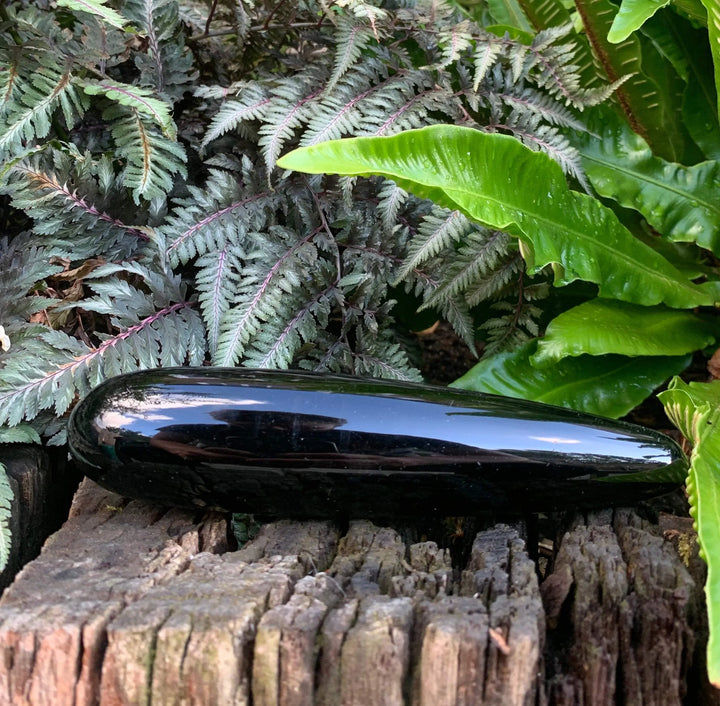 Black Obsidian yoni wand - 4