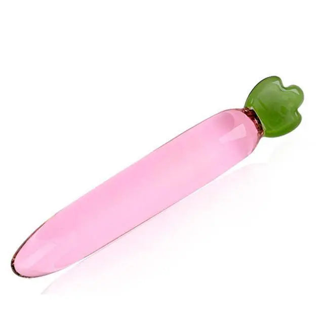 Carrot Glass Dildo - 1