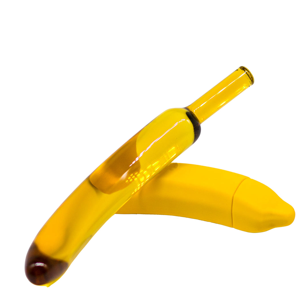Banana dildo and vibrator, sex toy combo , adult toys , ups best selling toys 