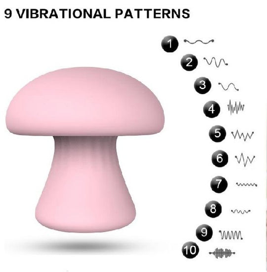 Mushroom Vibrator Sex Toy Vegantoys Vegantoys 0181