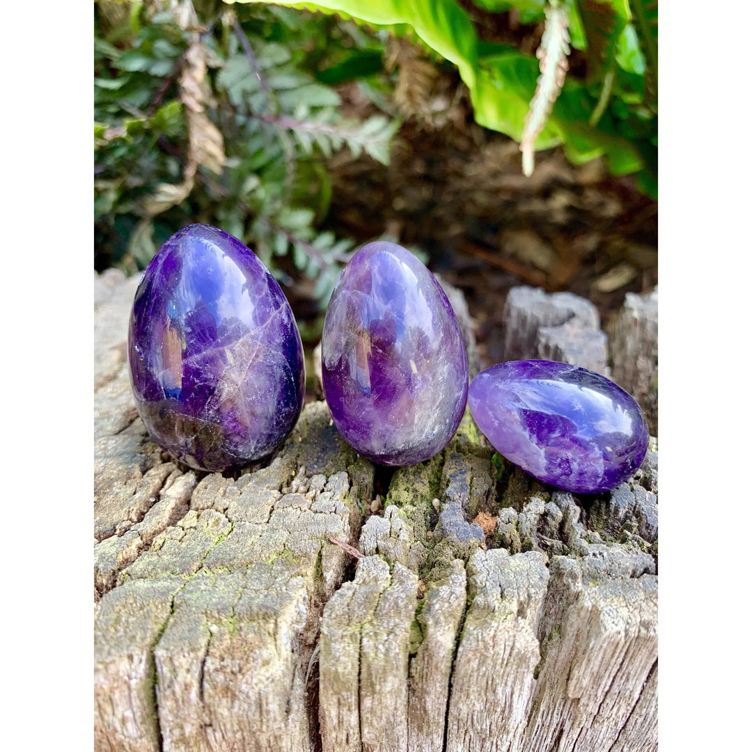 Amethyst Yoni Eggs - Kegal Balls - 8